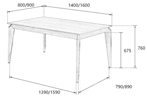 Bộ bàn ăn gia đình bằng gỗ tự nhiên đẹp GHS-4607