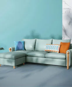 Sofa bọc da cao cấp phong cách Bắc Âu GHS-8386